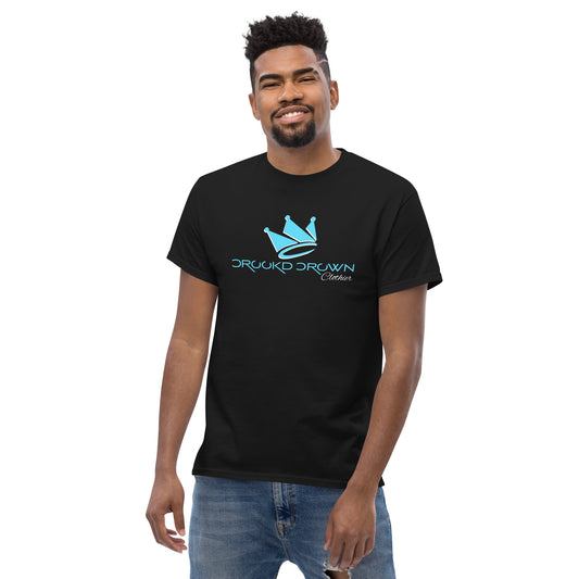 OG Crookd Crown Tee – Black & Teal relaxed