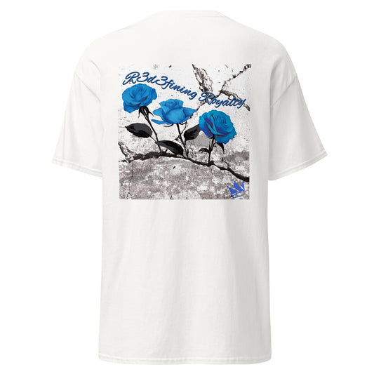 Royal "RESILIENT ROSES" - White T-Shirt back