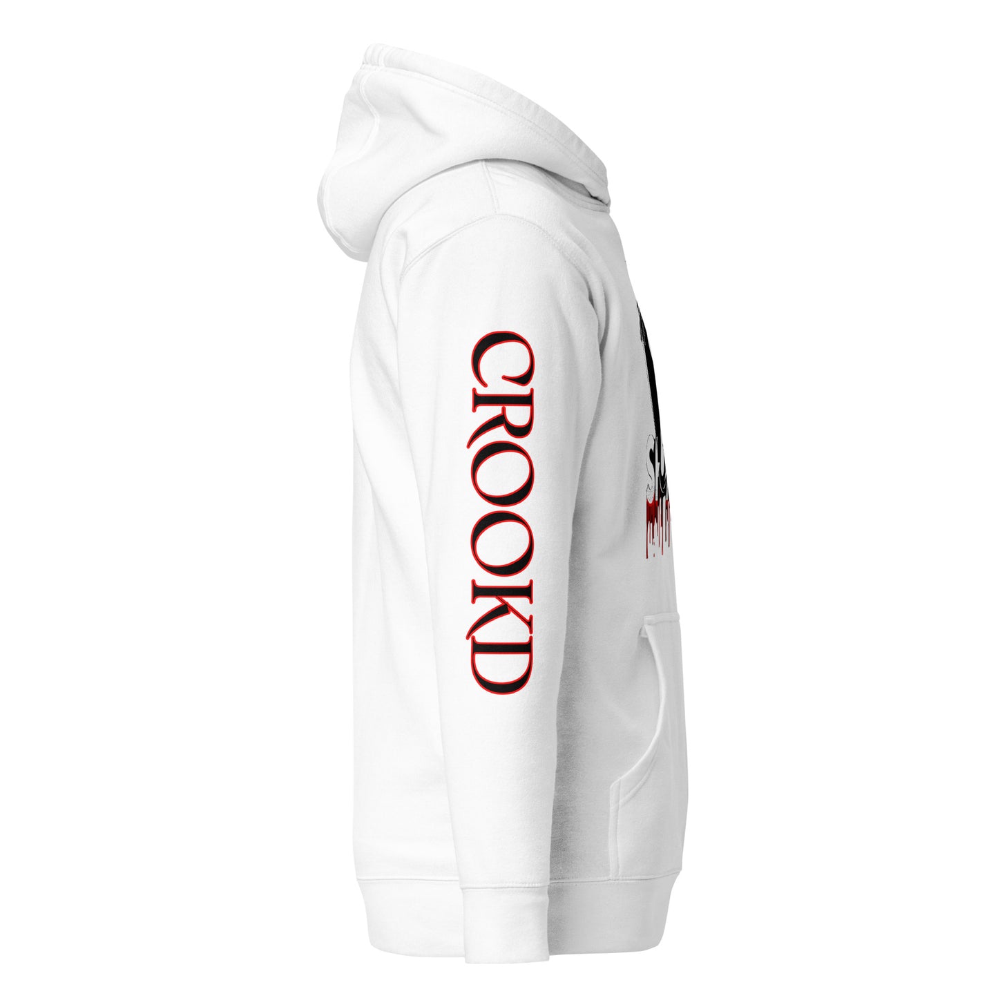 Silent Allegiance Hoodie white side