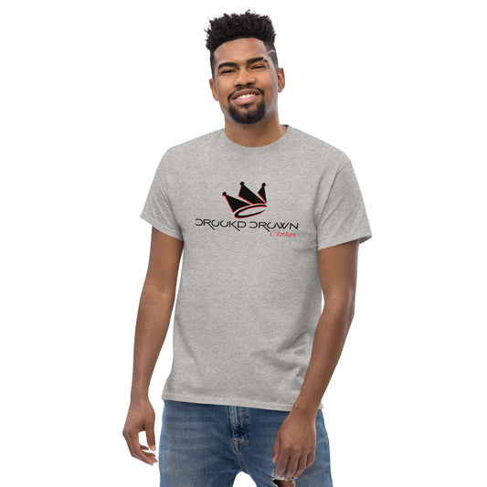 OG Crookd Crown Tee – Grey & Black relaxed