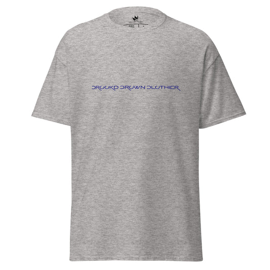 Navy "RESILIENT ROSES" - Grey T-Shirt