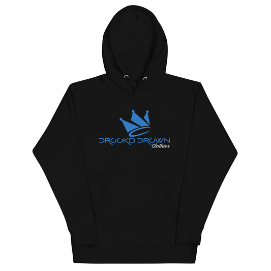 OG Crookd Crown Embroidered Hoodie – Black