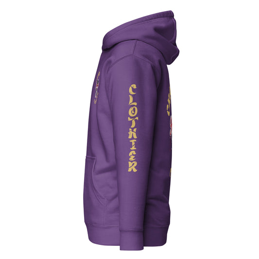 Women's Silent Allegiance Hoodie prple left